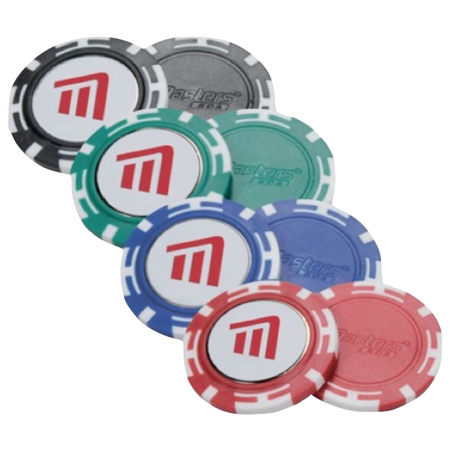 Masters Poker Chip With Ball Marker